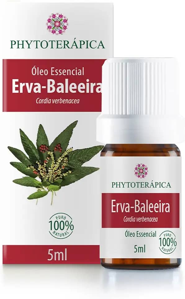PHYTOTERAPICA - Óleo Essencial Erva-Baleeira - Para Difusor, Massagem e Aromaterapia - Proporciona tranquilidade, acalma a mente e ameniza linhas de expressão - 100% Puro e Natural - Floral, 5ml