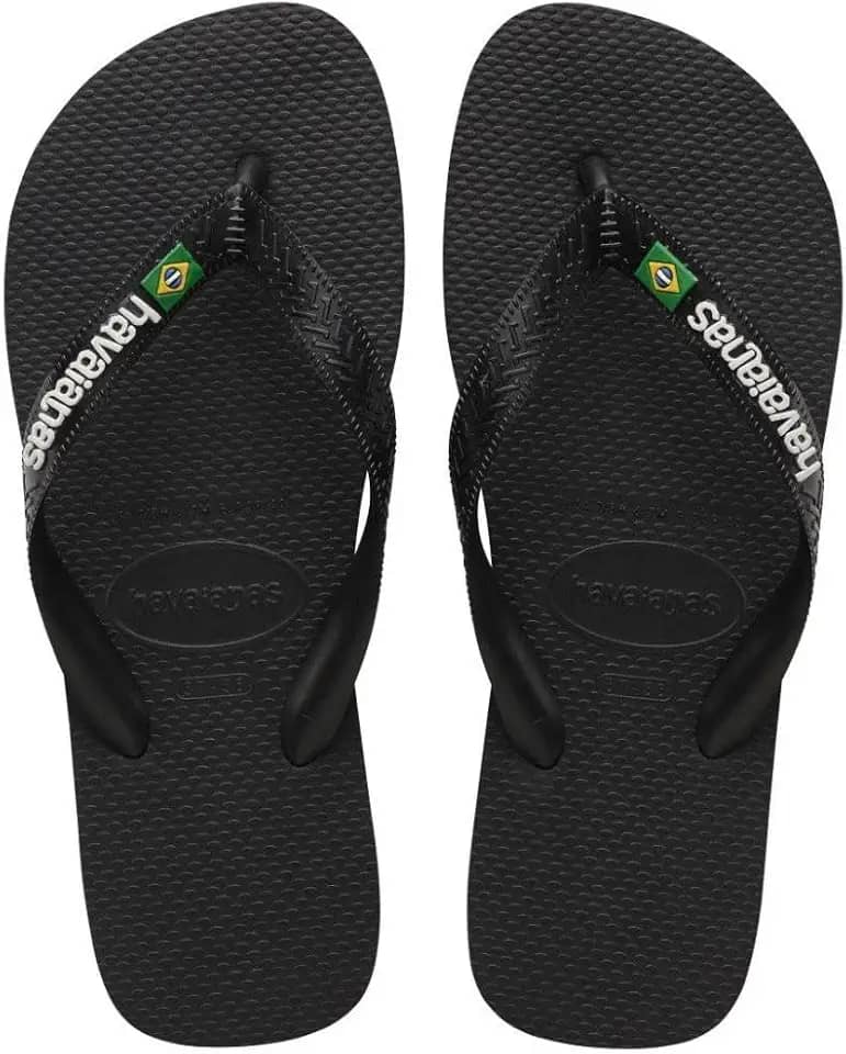 Chinelo Havaianas Brasil Logo Azul Naval