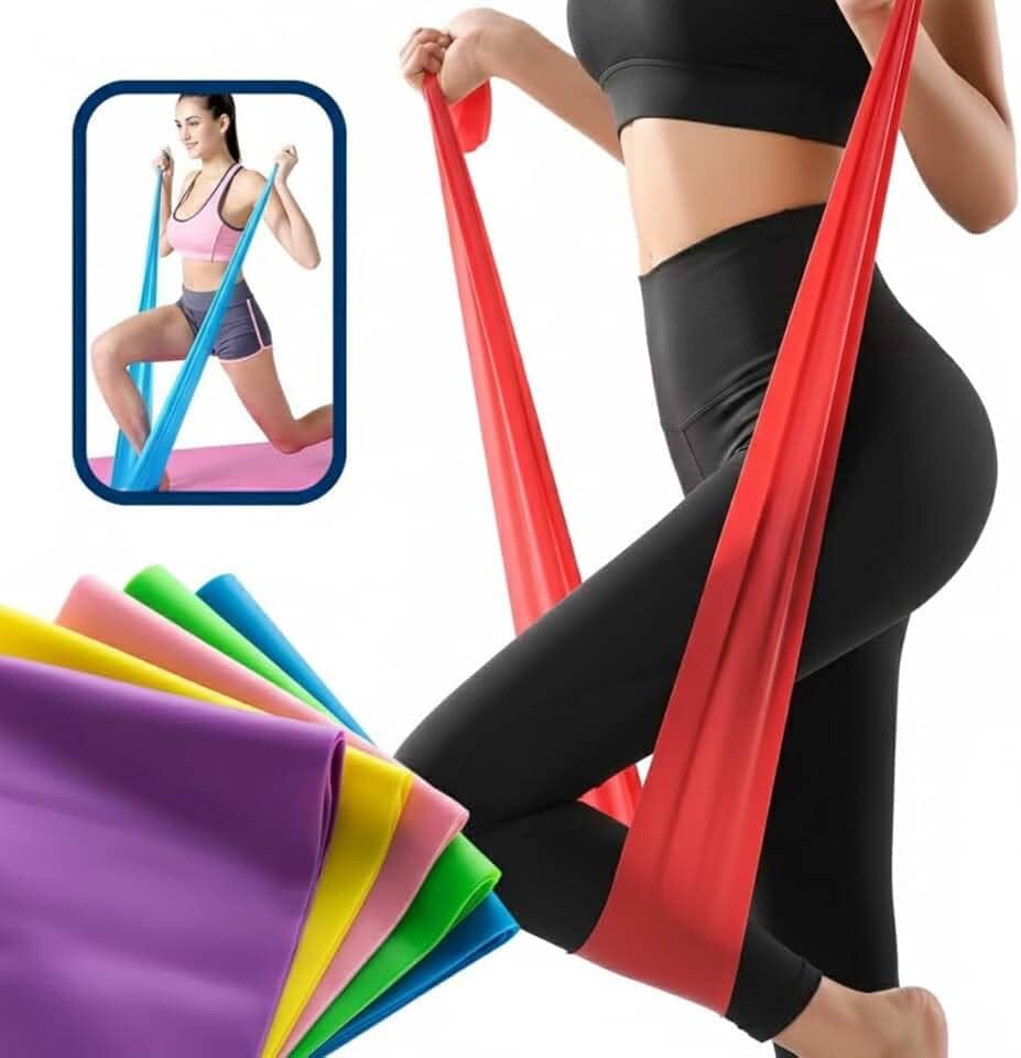 Faixa Elástica PREMIUM Thera Band 1,5m – Resistência Multifuncional para Fisioterapia, Fortalecimento, Yoga e Pilates