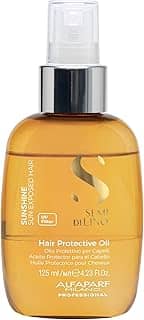 Alfaparf Milano Semi di Lino Óleo de cabelo protetor solar – Soro de óleo spray de duas fases com filtros UV para proteção solar do cabelo – para cabelos brilhantes, macios, disciplinados e protegidos