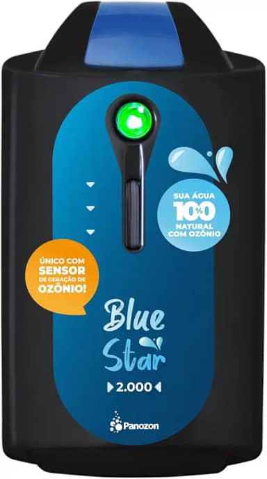 Panozon Blue Star 2000 – Tratamento Natural com Ozônio para Piscinas de Até 50.000 Litros (com sensor de geração de ozônio)
