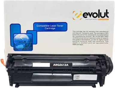 Toner Compatível para Q2612A 2612 12A Marca Evolut para 1020 1022 1022n 1022nw 3020 3050n 3052 M1005 M1319f Preto 2.000