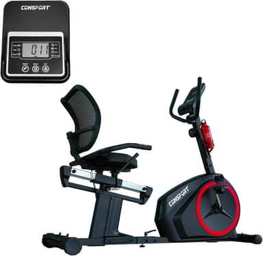 Bicicleta Ergométrica Horizontal H2000 Magnética 8 Níveis Ajustável Silenciosa Consport