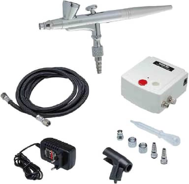 Aerógrafo com Mini Compressor Bivolt Worker