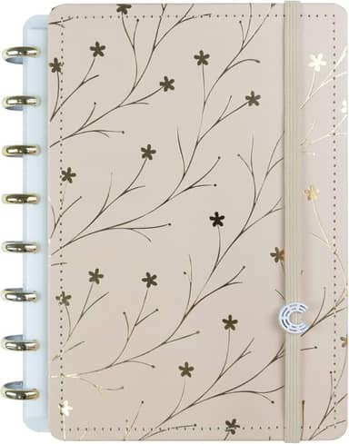 Caderno Inteligente, A5, Miss Floral By Giulia Benite, 155x220 mm, 80 Folhas