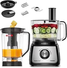 Multiprocessador Turbo Chef 7 em 1, Mondial, Preto, 1000W, 110V - MPN-01-BE