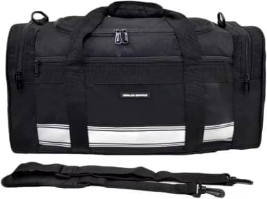 Sacola De Viagem Mala Grande bolsa De Mão E Tiracolo Denlex (Preto)