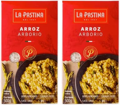 Arroz Arborio Italiano La Pastina Tipo 1-500g (2 Unidades)