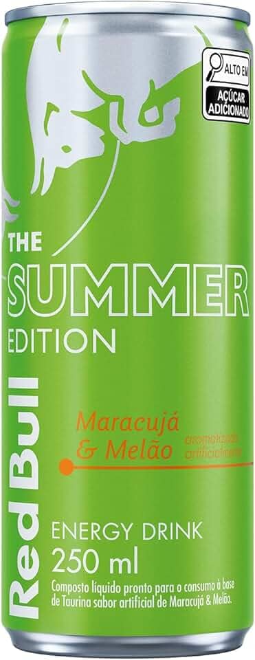 Red Bull Energético, Summer Edition, Maracujá e Melão 250ml
