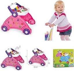 Andador Didático Rosa, POLIPLAC