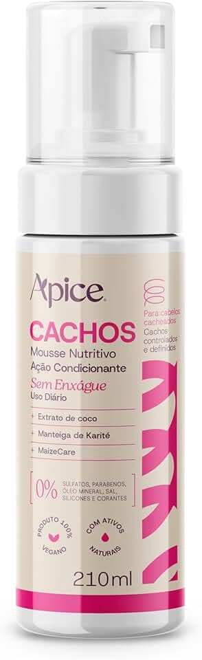 Mousse Nutritivo Cachos 210 Ml - Nova Fragrância