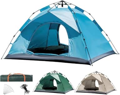 Barraca Camping 4 Pessoas Impermeável Monta Sozinha