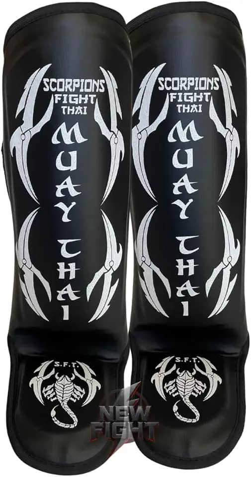 Caneleira Muay Thai Luta Kickboxing boxe Protetor De Canela Sparring Treino Conforto Combate