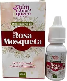 Óleo de Rosa Mosqueta Puro 100% Natural, Facial, Corporal, Cicatriz e Estrias, Hidratante, Anti-Rugas, Manchas e Marcas de Expressão