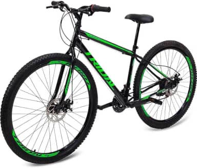 Bicicleta Aro 29 MTB Aço 21 Marchas Freio a Disco Tridal Bike