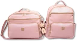 Kit Bolsa Mala Maternidade Bebe Enxoval Grande + Mochila + Trocador - Linha Austin