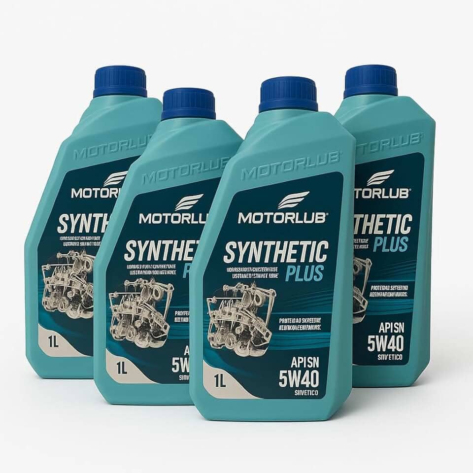 Kit 4l Oleo 5w40 Api Sn Sintético Plus