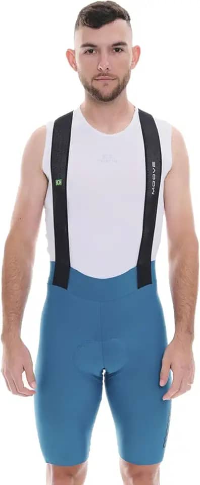 Bretelle de Ciclismo masculino Márcio May Moove Petroleo