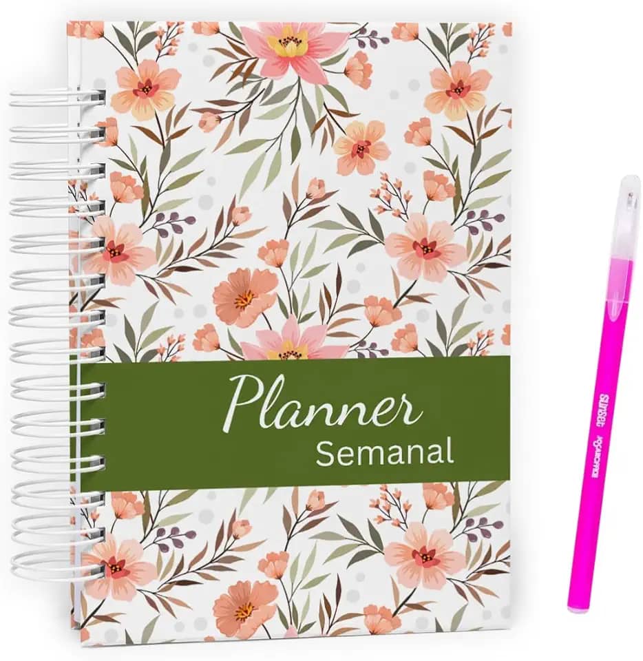 Planner Semanal Sem Data - Visão Mensal/Visão Semanal