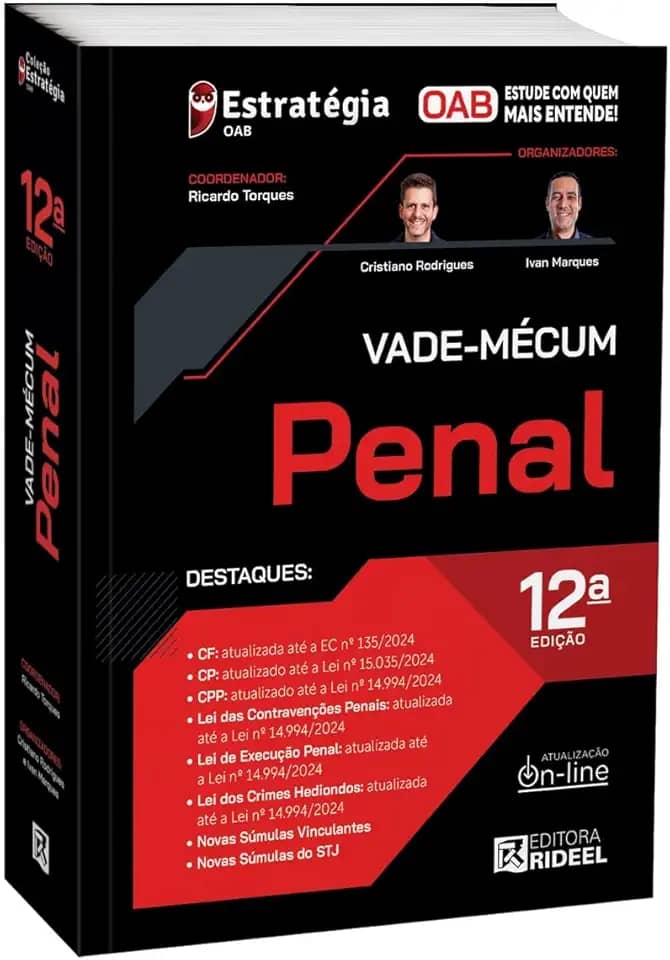 Vade-mécum Penal 43º exame da ordem 2025 12ª Edição