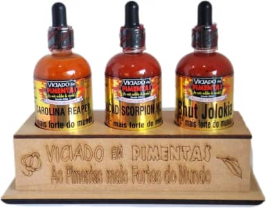 Molho De Pimenta Sem Glúten Kit As 3 Mais Fortes Do Mundo