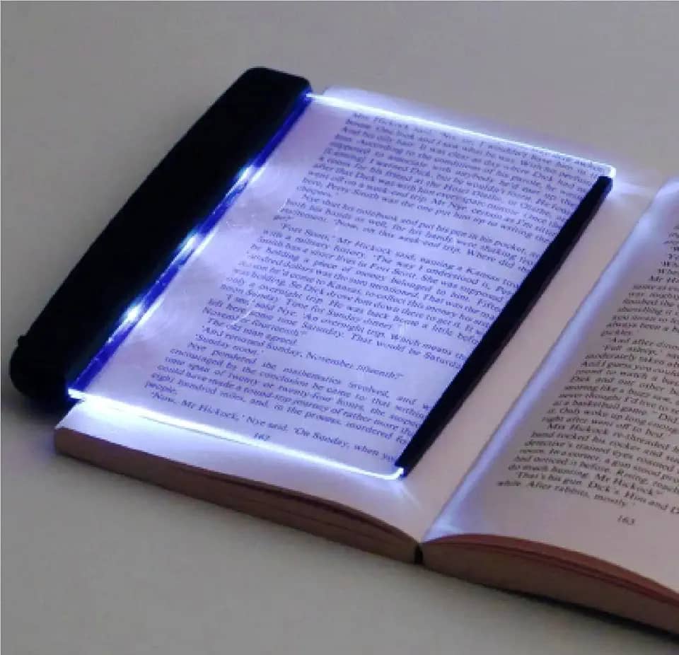 LUMINARIA LED PARA LEITURA LUZ DE LED NOTURNA LIGHT PANEL DE MAO PORTATIL PARA LIVROS E TEXTOS