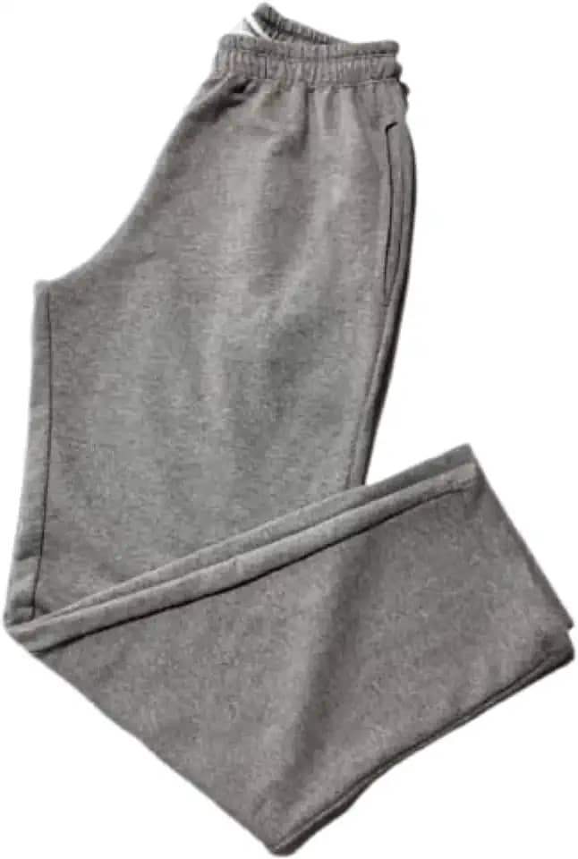 Calça moletinho masculina, esportiva com 3 bolsos, cós com elastico e cordão regulador