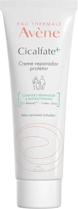 Avène Cicalfate+ Creme Reparador Facial, Nutre, Protege e Repara Pele Irritada, Água Termal Avène, Sulfato de Cobre e Zinco, Purifica, Acalma e Acelera a Reparação da Pele, Resultados Visíveis em 48 Horas, 20ml