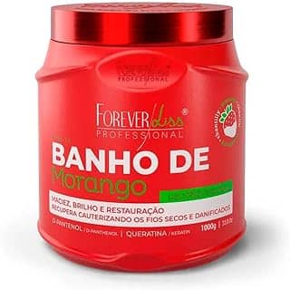 Mascara Banho de Verniz Morango Forever Liss 1kg