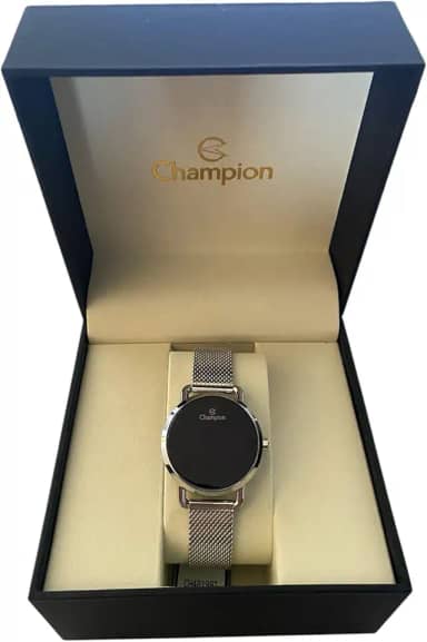 Relógio Feminino Digital Led Prata Champion CH48199T Pequeno