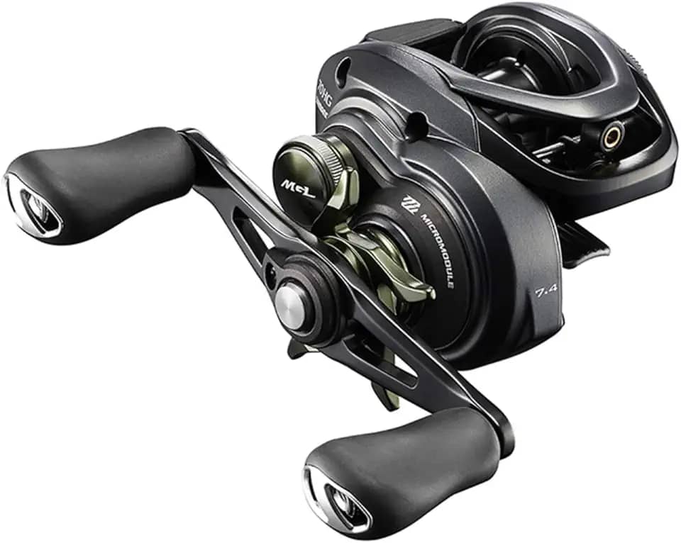 Shimano Carretel de isca Curado MGL 70 K de perfil baixo