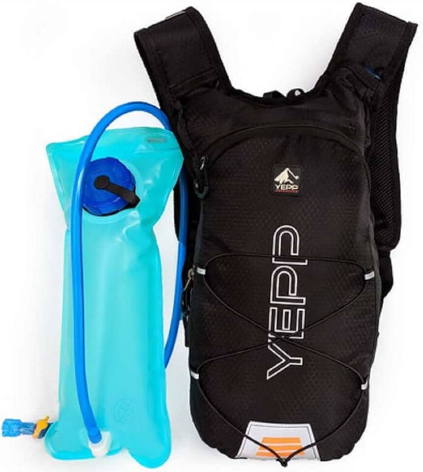 Mochila Hidratação Bike Ciclismo Bolsa Impermeável 8 Litros Cor:Preto