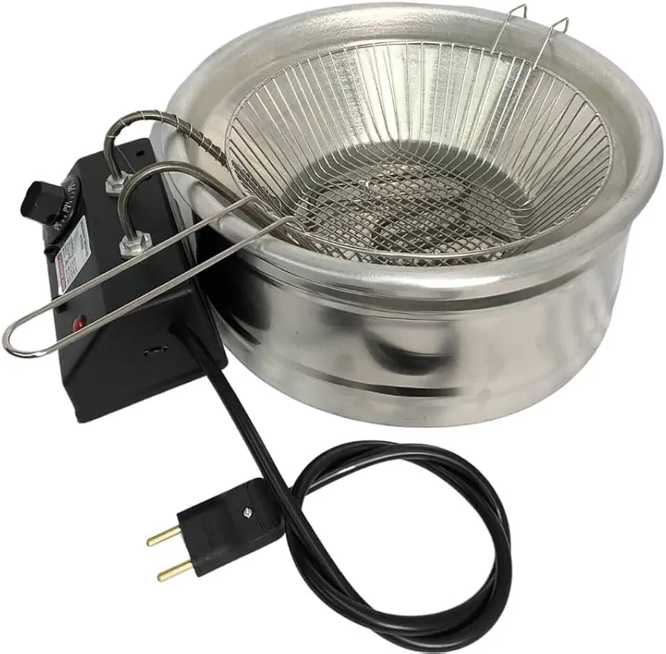 Fritadeira Elétrica Industrial 3,5 Litros Tacho Redondo (110)