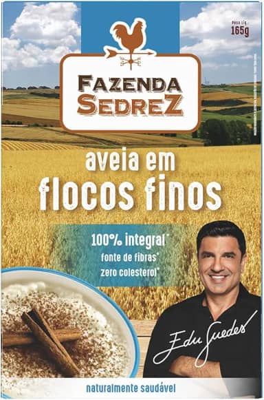 Aveia em Flocos Finos 165g Fazenda Sedrez