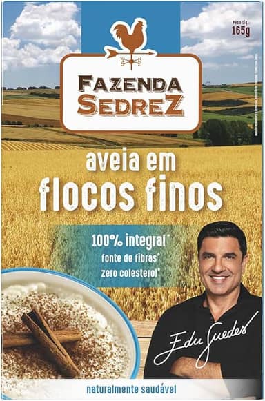 Aveia em Flocos Finos 165g Fazenda Sedrez