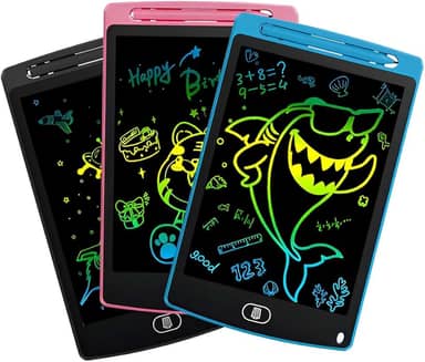 Lousa Mágica Tablet Infantil Criança LCD 12 Grande Colorida Recarregável com USB Lousa Mágica Infantil Multicolorida com Botão de Apagar – Educativa e Divertida Premium