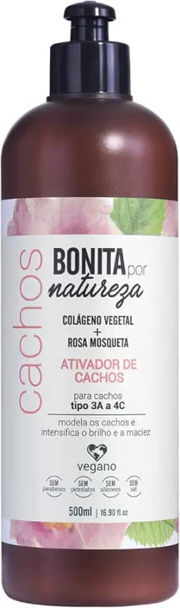 Yenzah Bonita Por Natureza Cachos - Ativador De Cachos Tipo 3 E 4