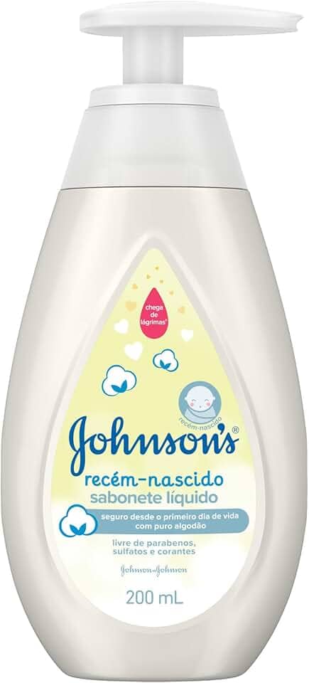Johnson's Baby Sabonete Líquido Recém Nascido, 200ml