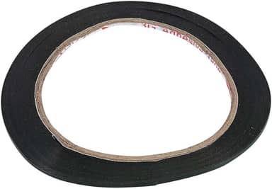 Rolo de fita de espuma dupla face preto pegajoso super forte 10 x 2 mm x 0,3 mm, impermeável, para reparo de celular, decoração de casa