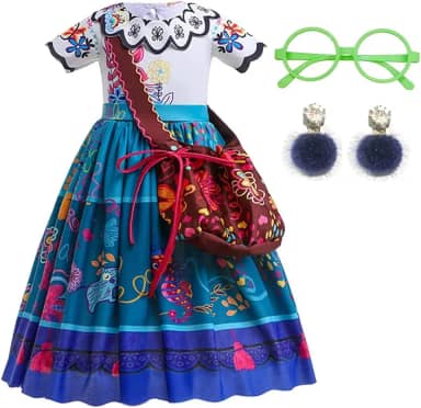 Fantasia Infantil Menina Mirabel Isabela Para Cosplay Infantil Vestido De Halloween