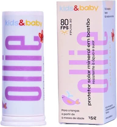 Protetor Solar Infantil em Bastão Mineral FPS 80 FPUVA 30​
