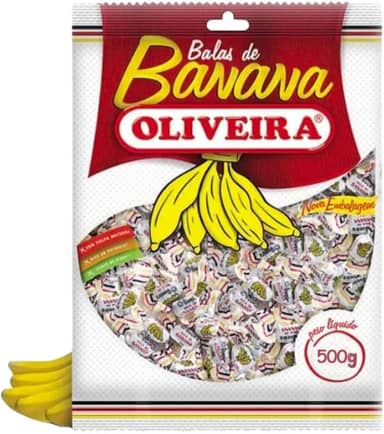 Bala de Banana Oliveira 500g