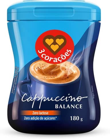 3 Corações Cappuccino Balance, 180g