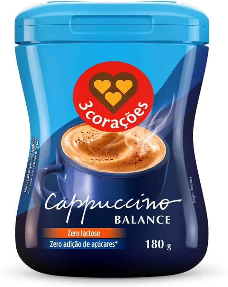 3 Corações Cappuccino Balance, 180g