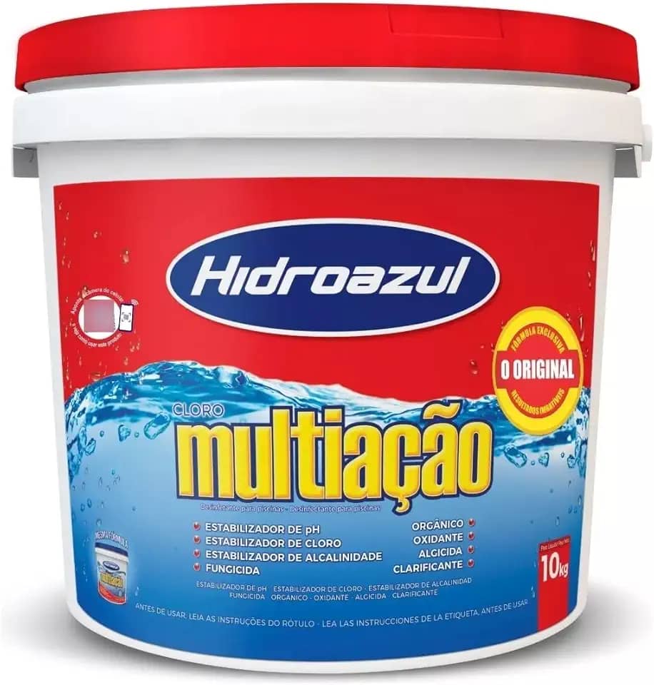 Cloro Multiação Hidroazul - 10kg