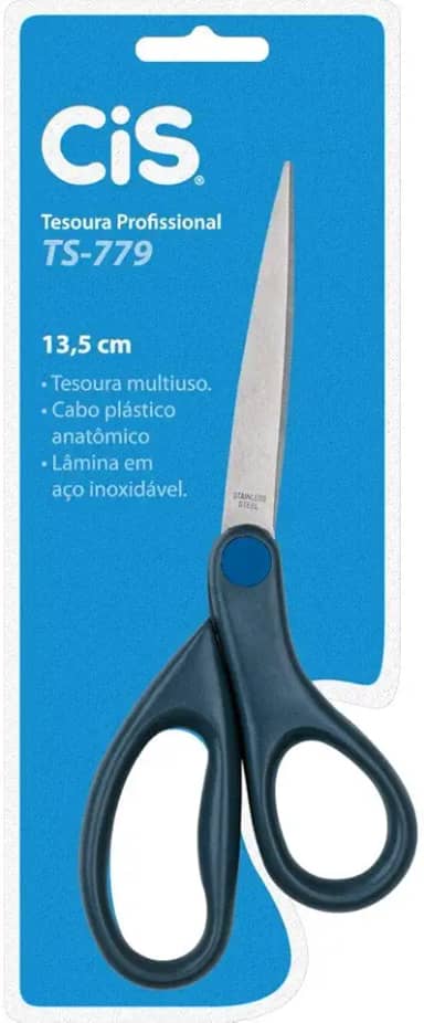 Tesoura Profissional 13.5cm, CiS, TS-779, 240.7700, Cores Sortidos, 1 unidade