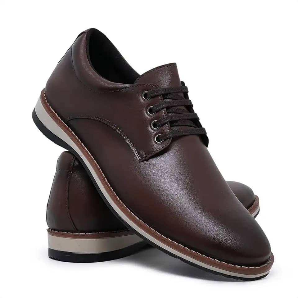 Sapato Oxford Masculino Social Derby Confortável Moderno Elegante
