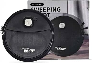 Robô Aspirador de Pó Automático Aspirador Doméstico Recarregável Cor Preto - YODHE