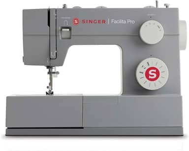 Singer Facilita Pro 4411 | Máquina de Costura 220V | 1.100 Pontos/Min, 10 Pontos Decorativos | Base de Aço Inoxidável, Braço Livre, LED, Pressão Ajustável da Sapatilha