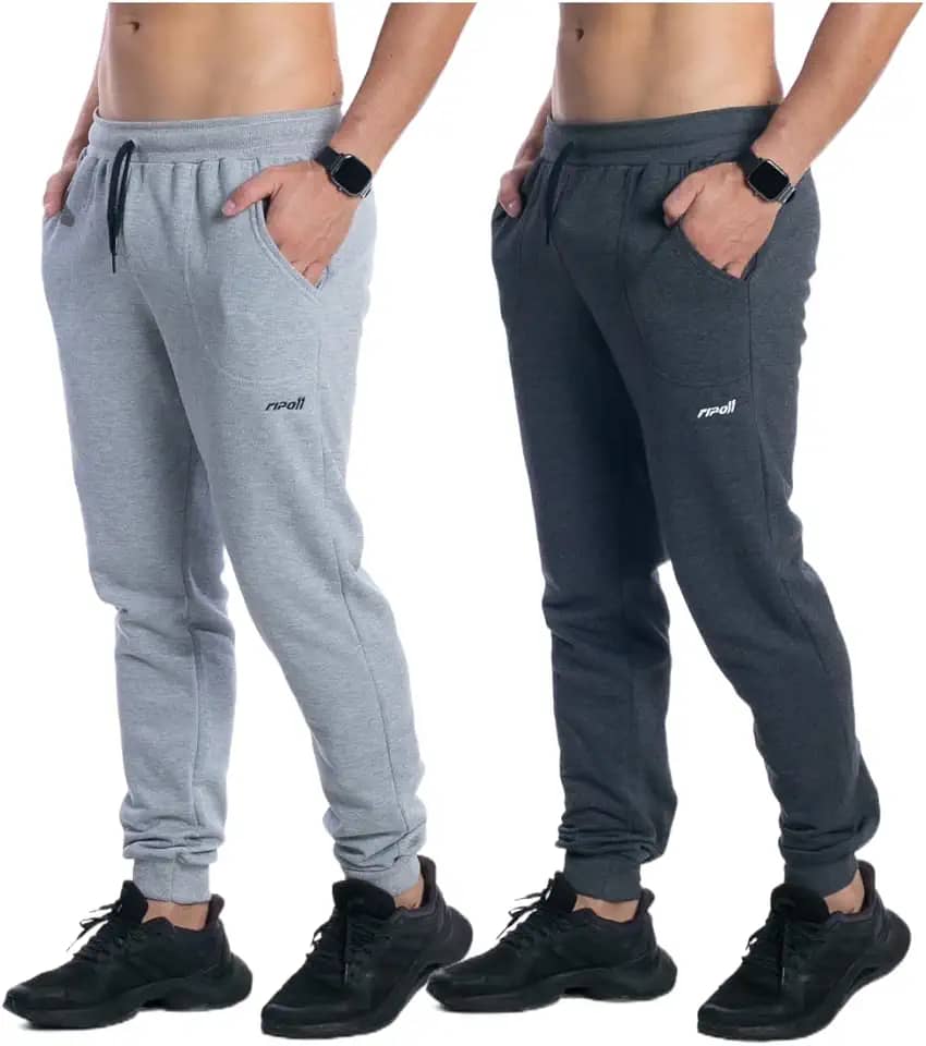 Kit 2 Calça Moletom Masculino Jogger Flanelada Com Bolso